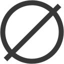 circle, impedance, taboo svg vector icon