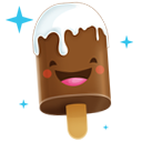 choko, cream, ice icon