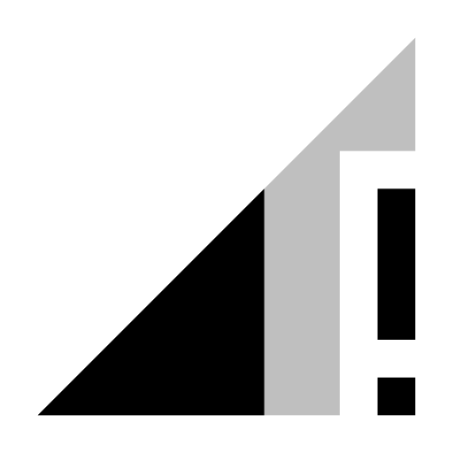 Ic Signal Cellular Connected No Internet 2 Bar svg vector icon