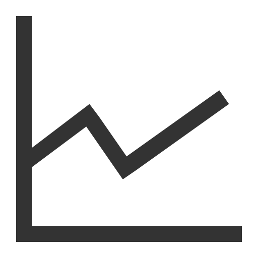 Chart Line Chart svg vector icon