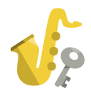 music,saxophone,key icon