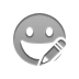 smiley,grin,pencil icon