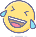 face, joy, of, tears, with svg vector icon
