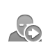 user,sleep,right icon