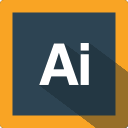 adobe, design, extension, file, format, illustrator, software svg vector icon