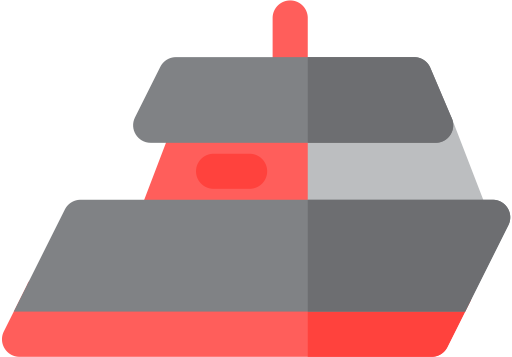 Yacht svg vector icon