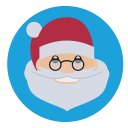 christmas, father christmas, saint nick, santa svg vector icon