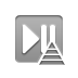 play,pause,pyramid icon