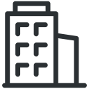 appartment, building, business, house, office svg vector icon