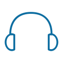 audio, headphone, media, music, player, sound, speaker svg vector icon