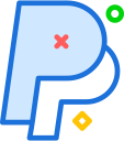 brand, logo, network, paypal, social svg vector icon