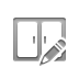cabinet,pencil icon