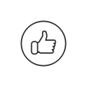 emoji, facebook, like, thumbs up svg vector icon