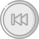 audio, backward, media, media player, music, skip, video player svg vector icon