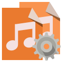 file,type,audio,gear icon