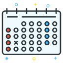 calendar, employee, job, seeker, unemployee, work svg vector icon