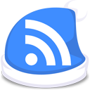 xmas,feed,blue,rss,subscribe icon