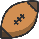 american football, ball, rugby, sport, sportive, sports ball svg vector icon