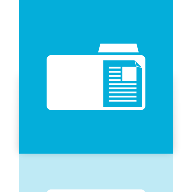 document,folder,mirror icon