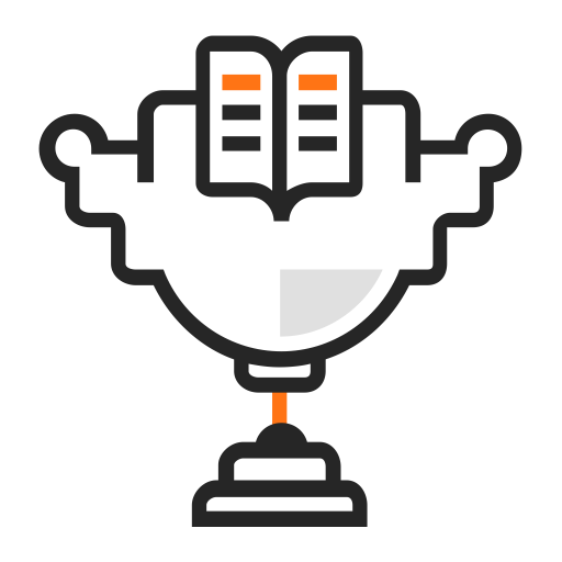 Line Drawing Color Trophy svg vector icon