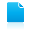 blue, document icon