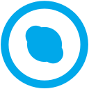 skype svg vector icon