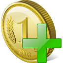 coin,add icon