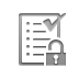 white,list,lock,open icon