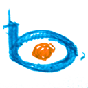 hand,drawn,bing icon