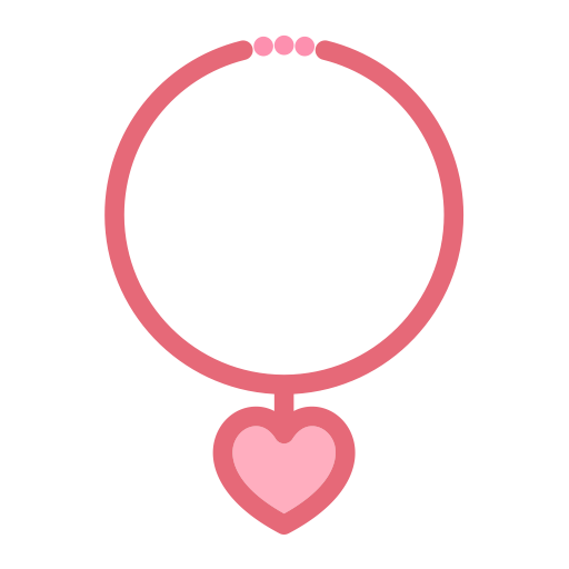 Necklace svg vector icon