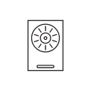 box, listening, music, sound, speaker, subwoofer svg vector icon