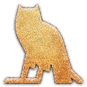 owl,embossed icon