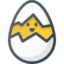 break, broken, chicken, egg svg vector icon