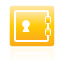 safe, yellow icon