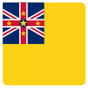 flag, niue svg vector icon