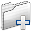 new,folder,white icon