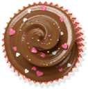 brown, cake, cupcake, muffin icon