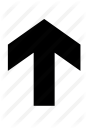 arrow, direction, move, navigation, up icon