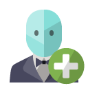 management,add icon