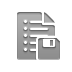 list,diskette icon