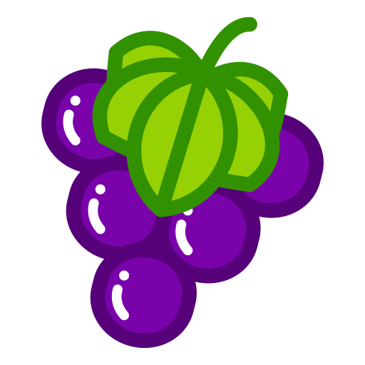 Grape svg vector icon