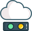 cloud, server svg vector icon