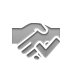 hand,handshake,checkmark icon