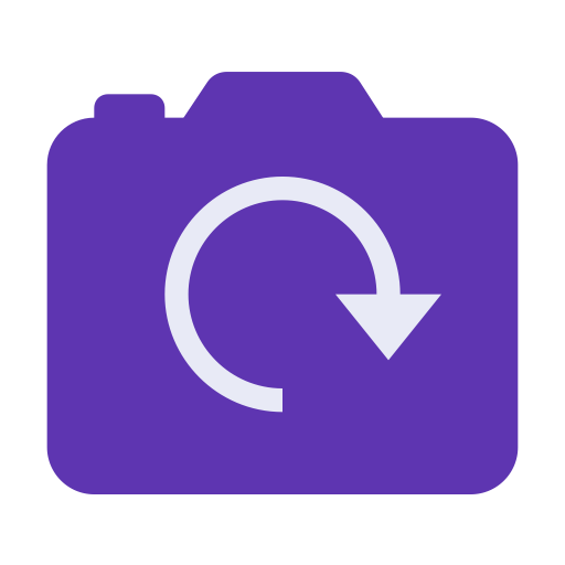Rotate Camera svg vector icon
