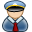 man, police icon