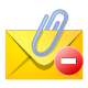 attachment, remove icon