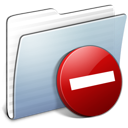 folder, graphite, private, stripped icon