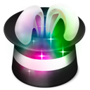 hat, magic, rabbit icon