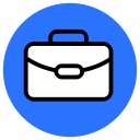 briefcase, law, luggage, suitcase svg vector icon
