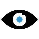 eye, view, vision, watch svg vector icon